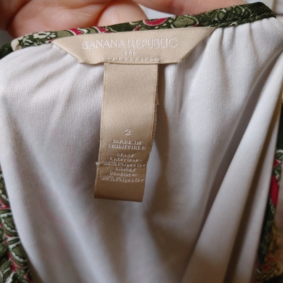 BANANA Republic Paisley Dress Size 2 - Picture 8 of 13